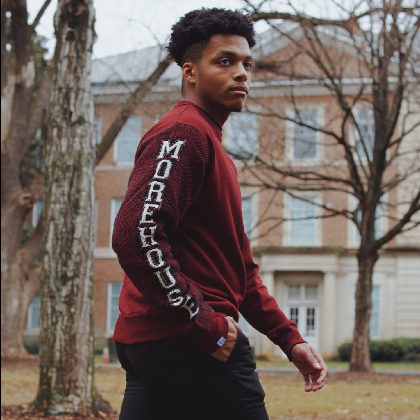 Morehouse Quilted Sleeve Sweatshirt